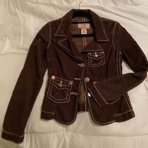 True religion corduroy jacket!!!!!!